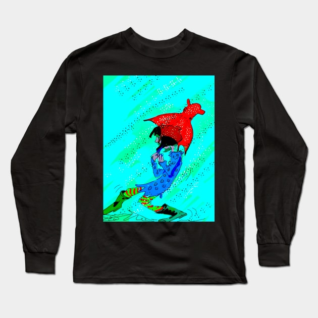 All you need is a Vampire Squid Bumbershoot Long Sleeve T-Shirt by michdevilish